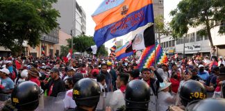 Peru Protesters March in Capital Against Government